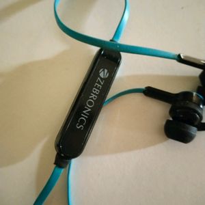 Beautiful Blue Black Headphones