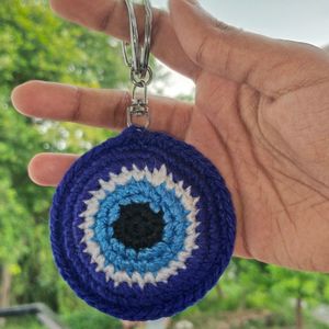 Crochet Evil Eye Key Chains Or Bag Charm 🧿