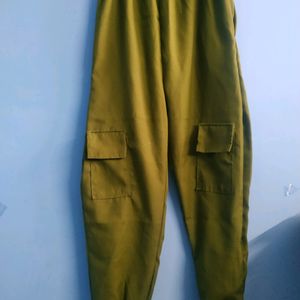 Olive Green Jogger High Waist