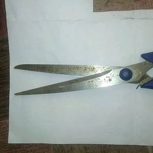 Blue And Red Colour Stainless Steel Scissor