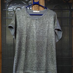 Silver Shimmer Top