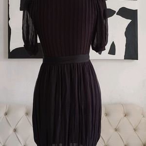 Designer Purple Knit Dress