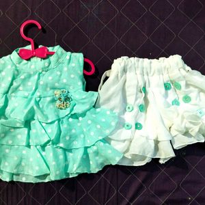 Baby Girls Shorts Set