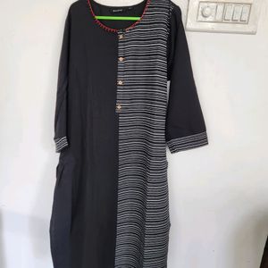 Easybuy Black Kurta