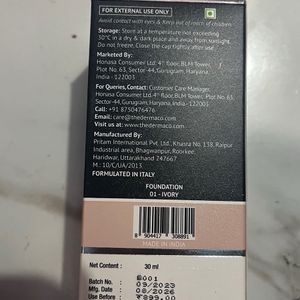 The DermaCo 2 % NiacinimideHighcoverage Foundation