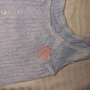 Heart Patch Ribbed Top