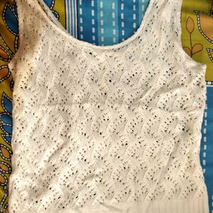 Cutwork Tank Top..