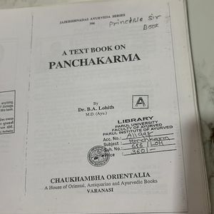 Panchkarma Book