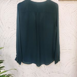 H&M Teal Colour Shirt