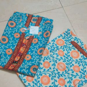 Kurti  Pant Sat Size 22