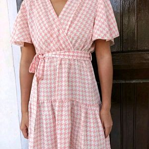 Loose Checked Dress