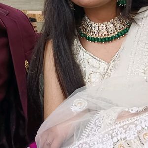 White Lehenga