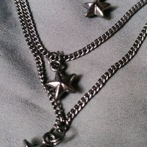 Layered Black Oxide Necklace