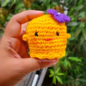 Crochet Yellow Ghost