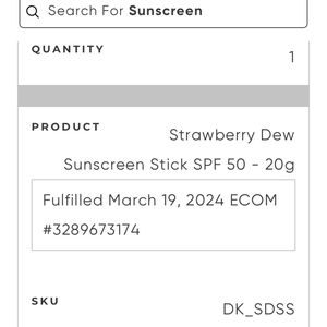 Sunscreen Stick SPF50+ PA++++