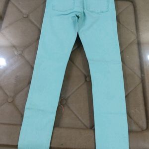 Sea Green(28")High Waist Jean