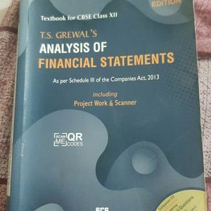 Analysis Of Financial Statements Accounts Book