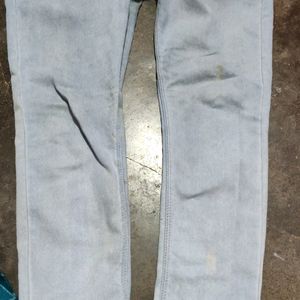 Sky Blue 5 Buttone Denim Jeans