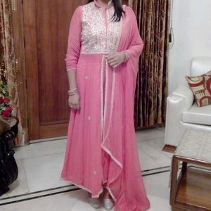 CREPE ANARKALI SUIT