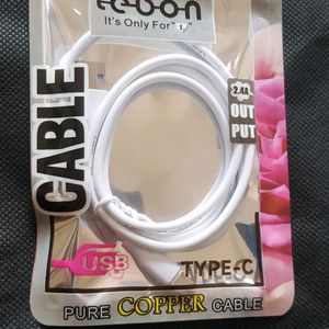 New FAST CHARGING TYPE CABLE