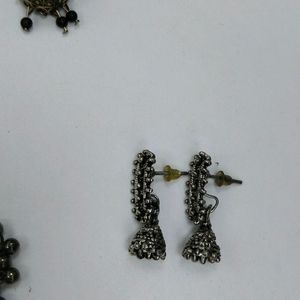 Earings Oxidised = 8set + 2nosepins