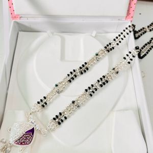 pure silver Mangalsutra