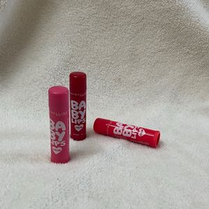 Maybelline Lip Balms Set Of 3