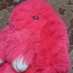 Rabbit Fabric Soft Toy Pink Colour