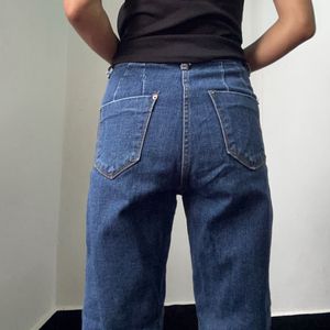 High Waisted Blue Jeans