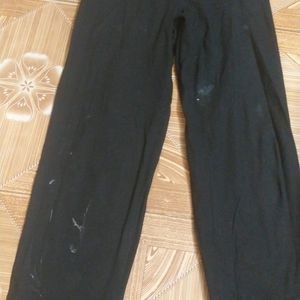 Black Cotton Pant