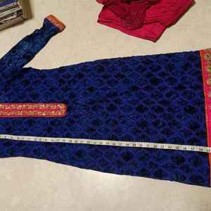 💙3 Piece Women Karvachauth Special Kurta Set💙