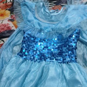 Frozen Elza Dress For Girls