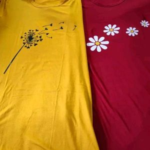 Woman Long T Shirt (Pack Of 2)