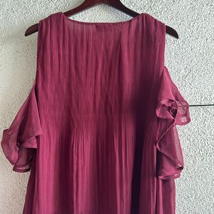 Combo Of 2- Max Maroon Top XXL With Black Kurti