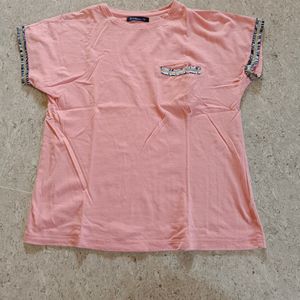 Mast & Harbour Peach T Shirt