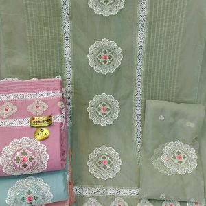 Fancy Rayon Cotton Pakistani Dress Material