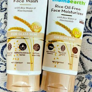 Rice Water Facewash And Moisturizer
