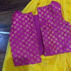 Net Lehenga For 1-2 Years