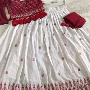 Lehengga Choli (Red)