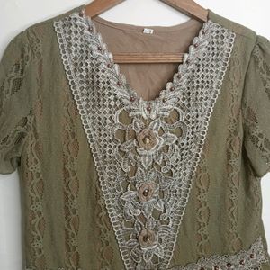 Olive Casual Top (Girl' s)