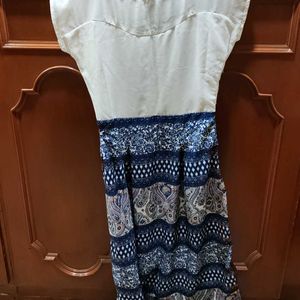 Motifs Printed Maxi Dress