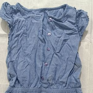 Baby Girl Wear Denim Frock