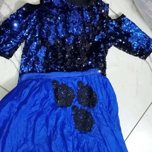 Black And Blue Dress