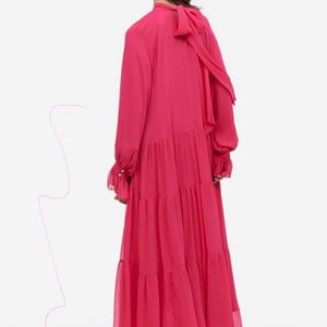 Tiered Pink Dress H&M |