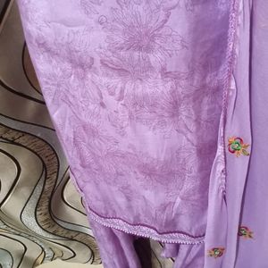 Lavender Silk Suit