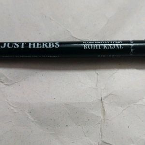 Just Herbs Kajal, It's deep black and waterproof