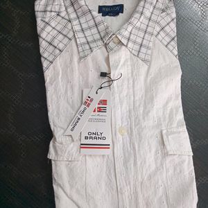 Original Brand Chikankari Hakoba Design Shirt