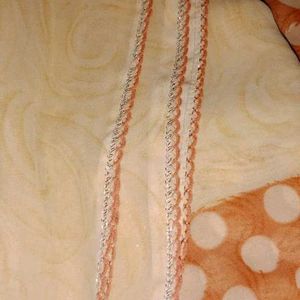 Chanderi Silk Saree, Embroidery Design, Mustard