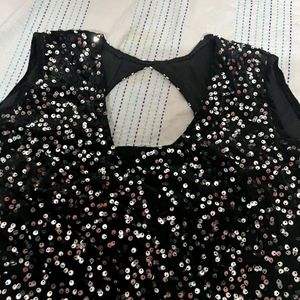 Black Shimmering Blouse