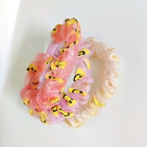 Korean Organza Scrunchies..... Pack Of 3